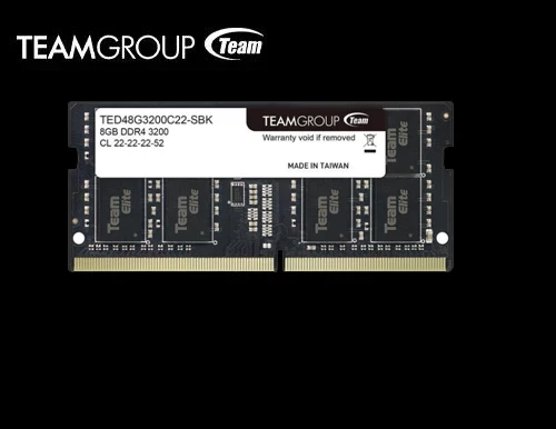 Team PC4-25600 DDR4 3200 Notebook RAM (8GB)(PP0260058)